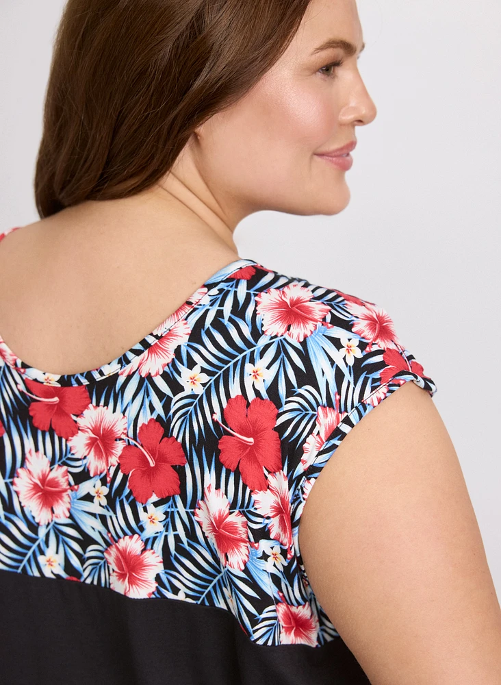 Tropical Print Pyjama Set