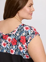 Tropical Print Pyjama Set
