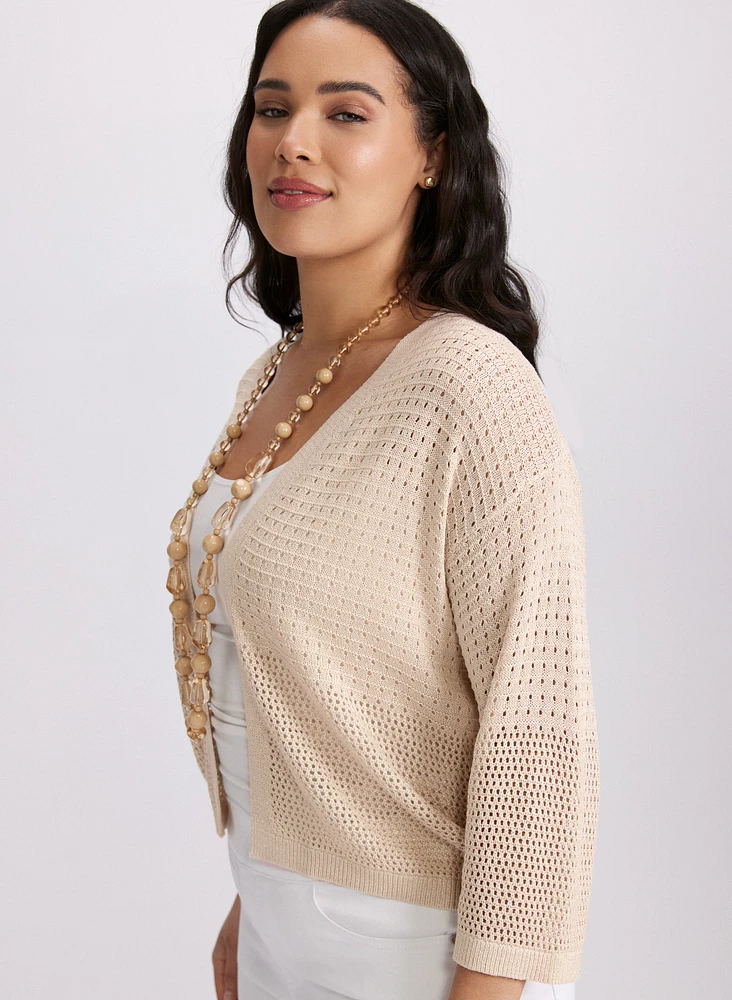 Open Knit Cardigan