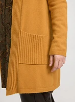 Cardigan en tricot côtelé