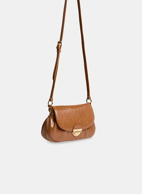 Vegan Leather Crossbody Bag