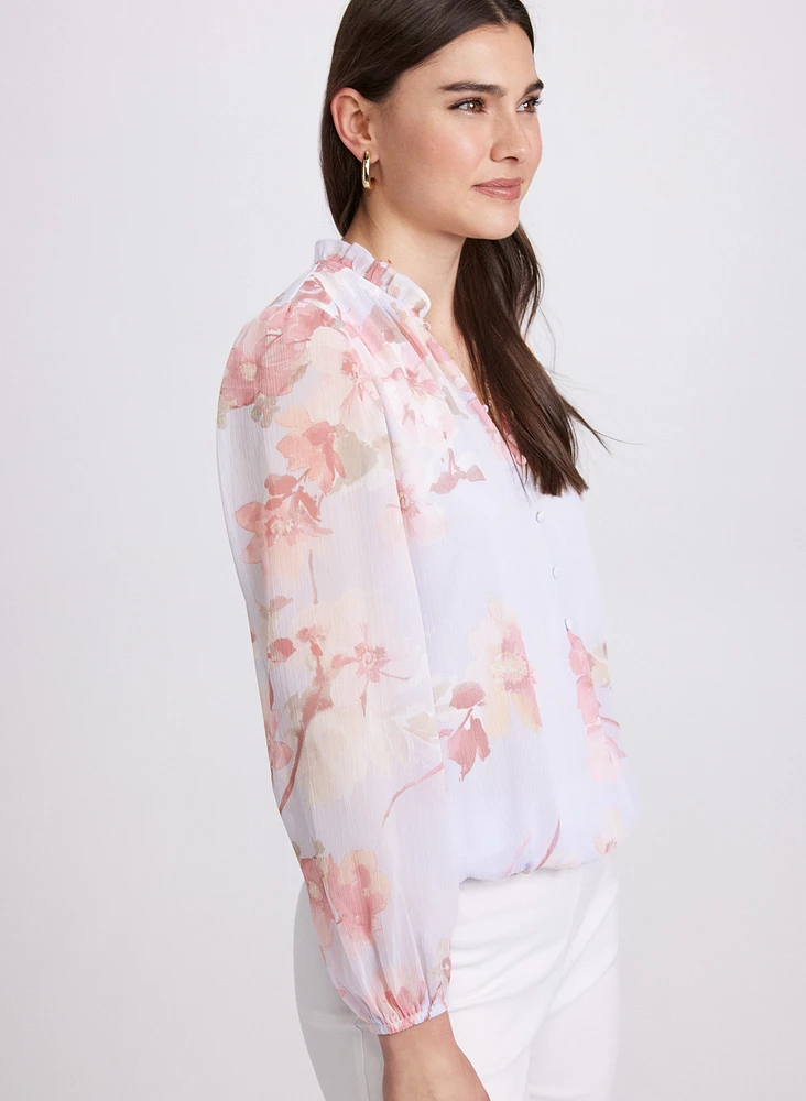 Floral Print Blouse