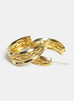 Braided Hoop Earrings