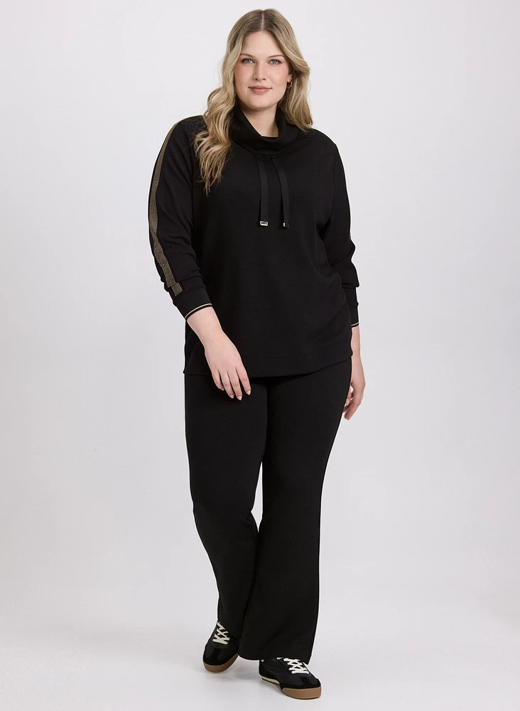 Rhinestone Sleeve Top