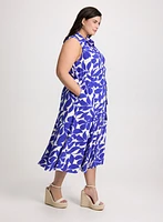 Floral Print Button Down Dress
