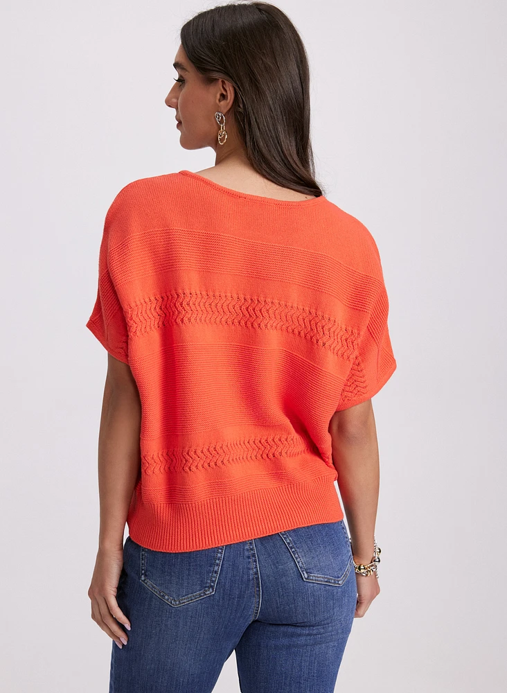 Pull à manches dolman