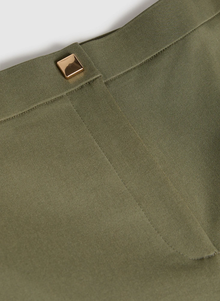 High-Rise Bengaline Capris