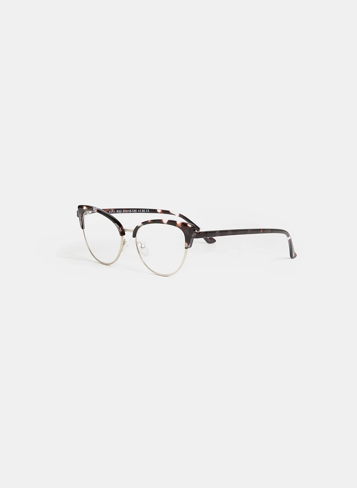 Tortoiseshell Cat Eye Reading Glasses