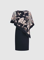 Robe à superposition florale