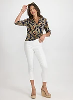 Haut à motif paisley