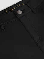 Coated Slim Leg Jeans