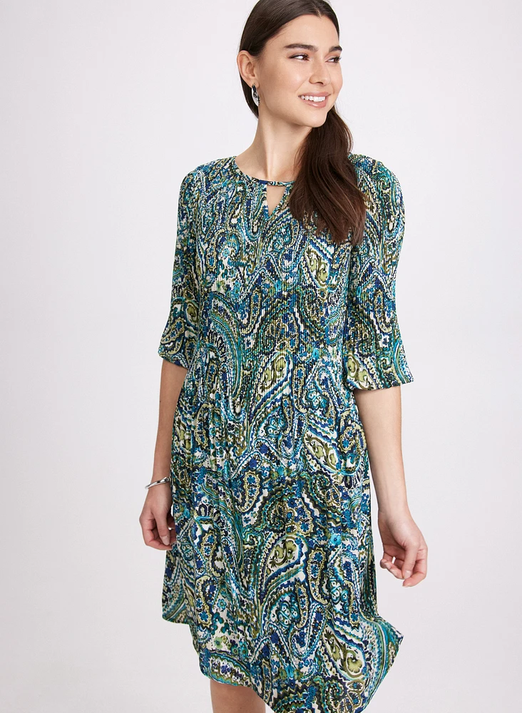 Paisley Chiffon Dress