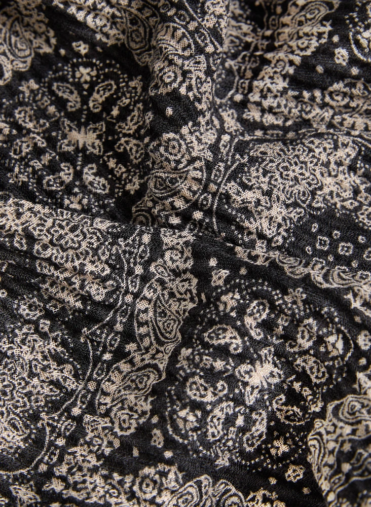 Paisley Print Scarf