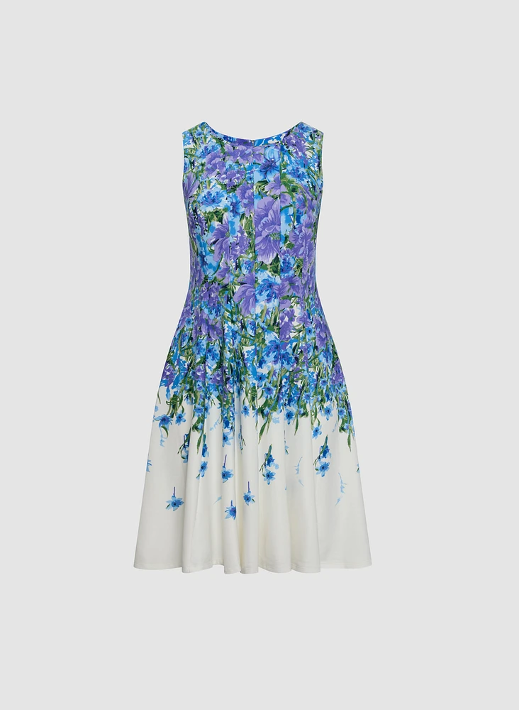 Floral Print Sleeveless Dress