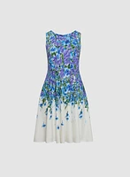 Floral Print Sleeveless Dress