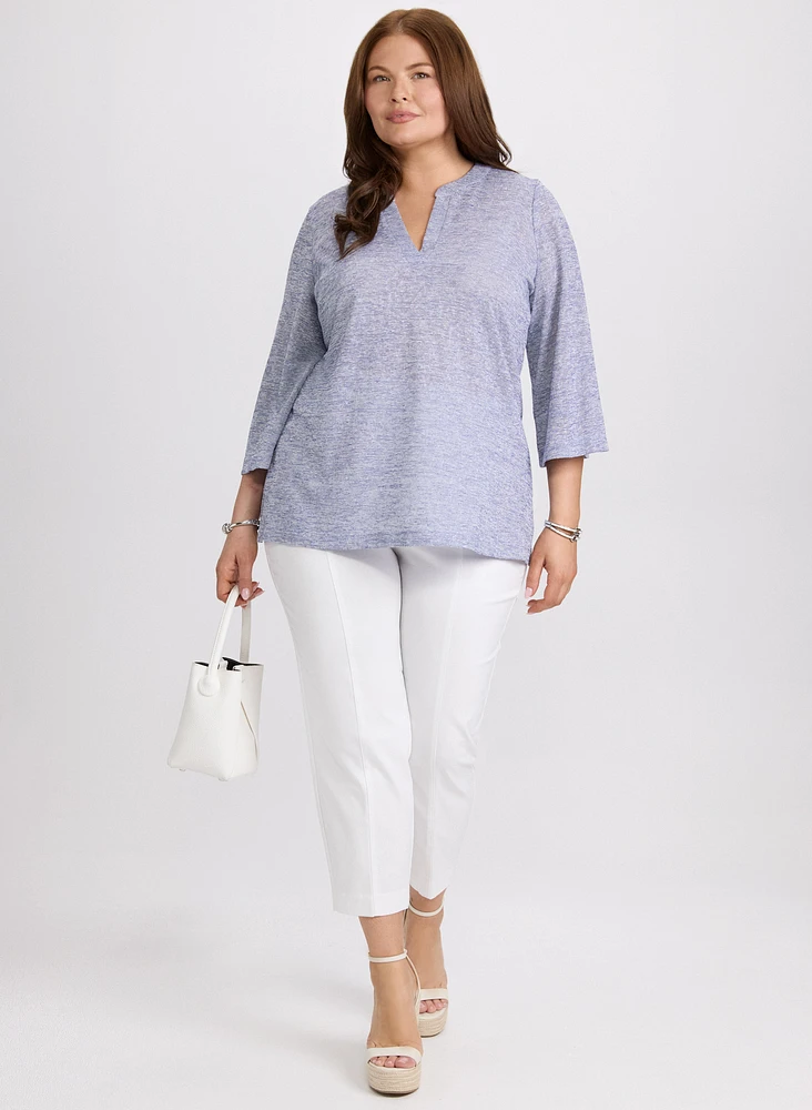 Pull en tricot mélangé