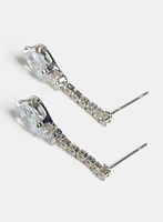 Boucles d'oreilles à pierre en goutte d'eau