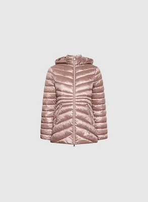 Removable Hood Puffer Coat