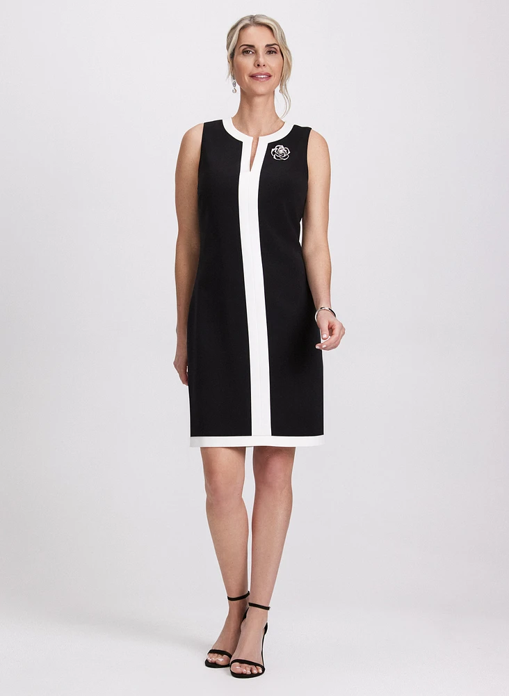 Contrast Trim Dress