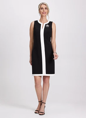 Contrast Trim Dress