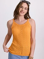 Beaded Sleeveless Sweater