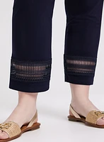 Joseph Ribkoff - Lace Trim Pants