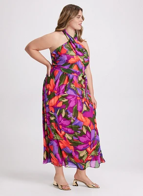 Tropical Print Dress