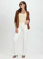 Short Open Front Cardigan
