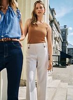 Pantalon Olivia à enfiler jambe large