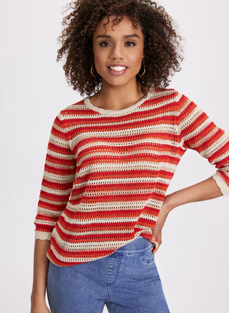 Stripe Knit Sweater