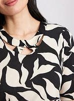 Leaf Print Top