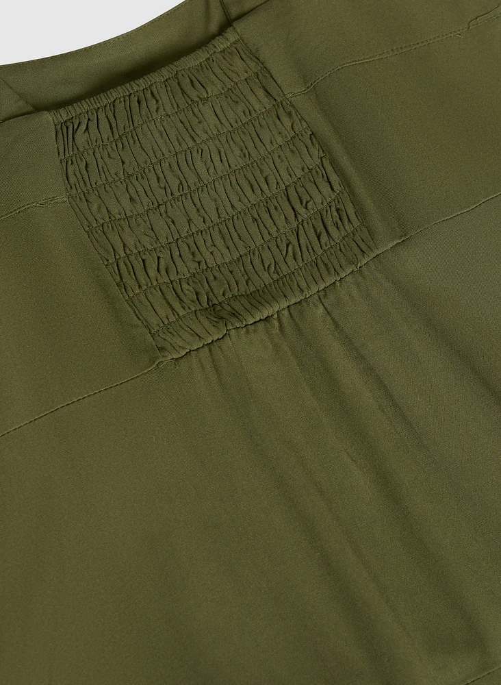 Square Neck Midi Dress