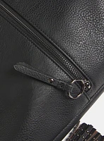 Sac à main en cuir végane textur