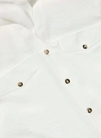 Crepe Button-Down Blouse