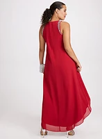 Sleeveless Chiffon Dress