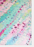 Silky Abstract Print Scarf