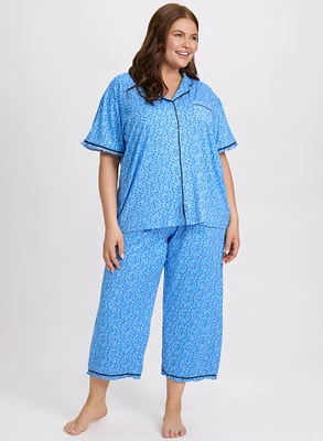 Dot Print Pyjama Set