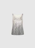 Ombré Sequin Tank Top