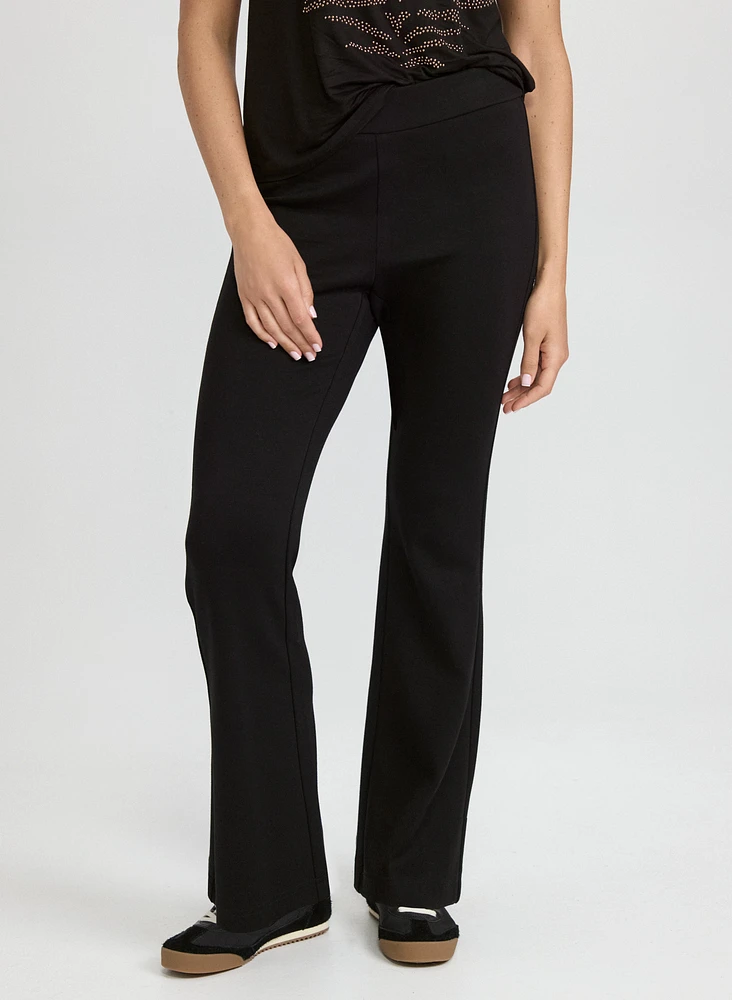 Flare-Leg Scuba Pants