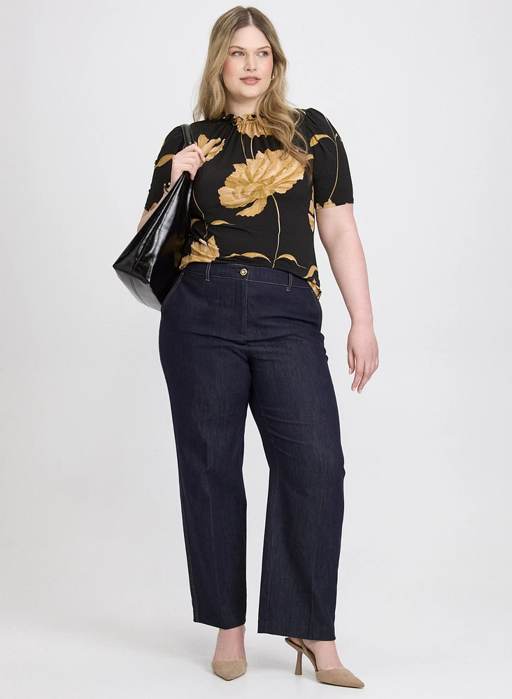 Mock Neck Top