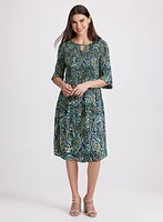 Paisley Chiffon Dress