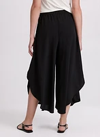 Draped Culotte Pants