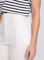 Short bermuda à boutons