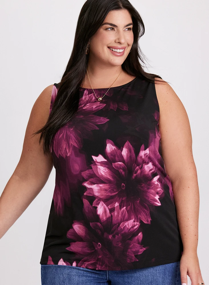 Floral Sleeveless Top