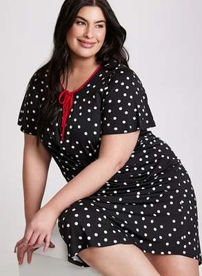 Polka Dot Night Gown