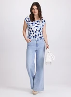 Abstract Dot Print Top