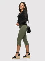 Straight Leg Pull-On Capris