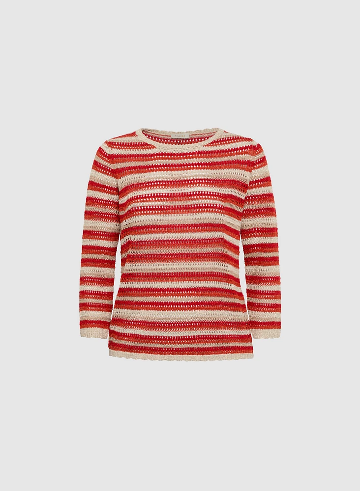 Stripe Knit Sweater