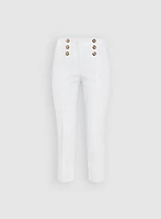 Pantalon Emma étroit à boutons