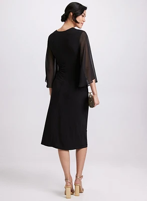 Chiffon Sleeve Dress